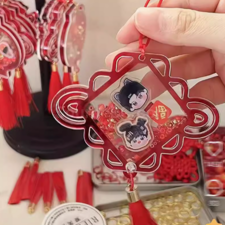 礼品订购中国结摇摇乐挂件广告