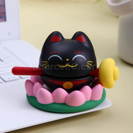 礼品订购招财猫木鱼广告