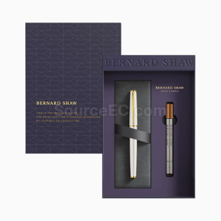 礼品订购Bernard Shaw萧伯纳签字笔星耀系列尊享礼盒广告
