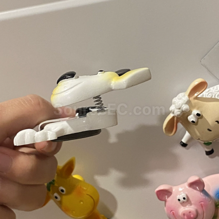 礼品订购可爱动物弹簧摇头冰箱贴广告