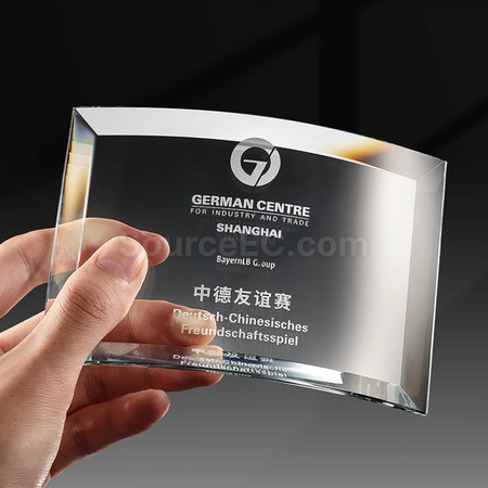 礼品订购创意水晶奖座广告
