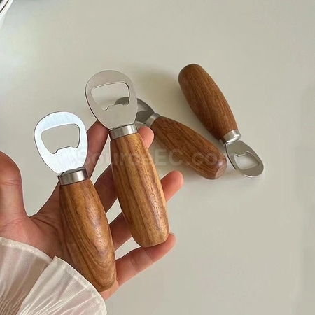 礼品订购木质开瓶器广告