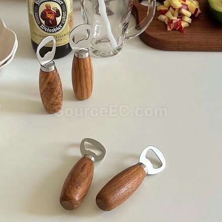 礼品订购木质开瓶器广告