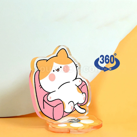 礼品订购亚克力旋转人形立牌广告