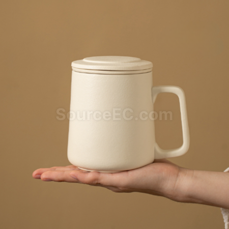 礼品订购陶瓷杯（茶水分离泡茶）广告