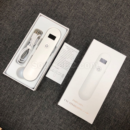 礼品订购便携式手持UVC紫光消毒灯广告