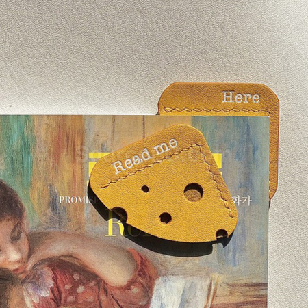 礼品订购奶酪书签广告