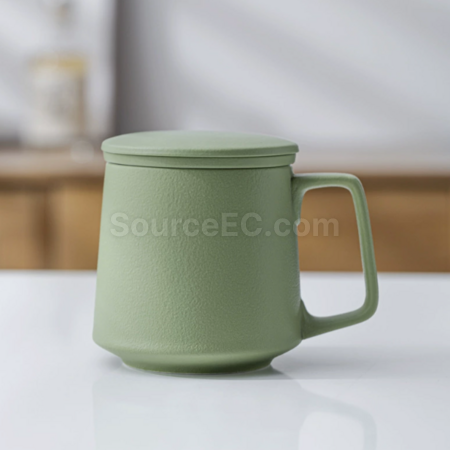 礼品订购陶瓷杯（茶水分离泡茶）广告