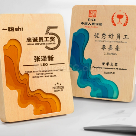 礼品订购木奖座广告