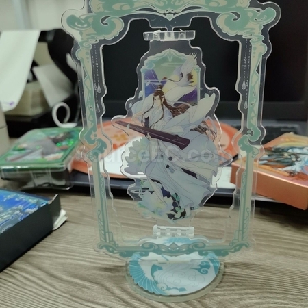 礼品订购亚克力旋转立牌广告