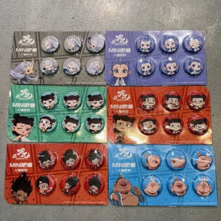礼品订购哪吒徽章广告