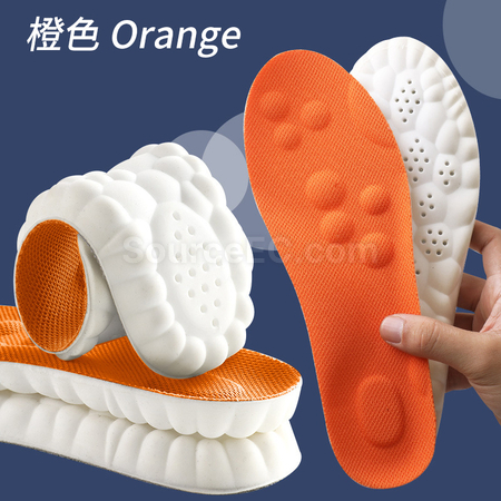 礼品订购久站不累软4d足弓按摩运动减震吸汗防臭抗菌鞋垫广告