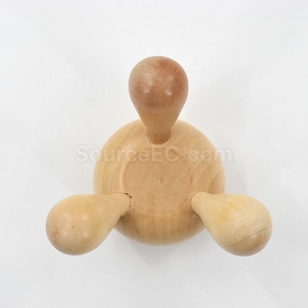 礼品订购木质手动按摩器广告