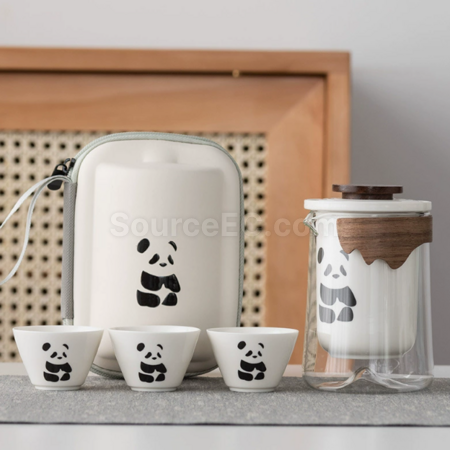 礼品订购便携式旅行茶具广告
