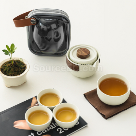 礼品订购便携式旅行茶具广告