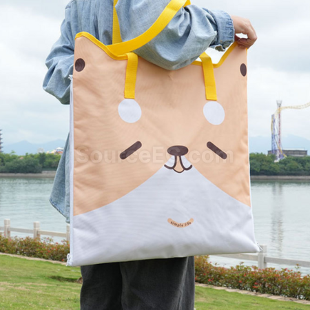 礼品订购手提防水野餐垫广告