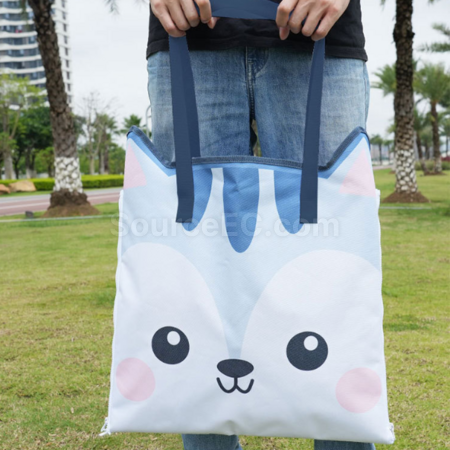 礼品订购手提防水野餐垫广告