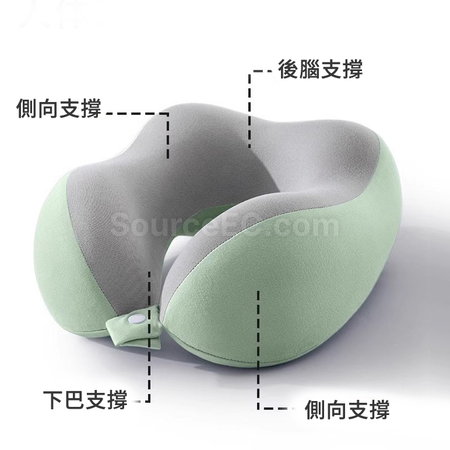 礼品订购可折叠收纳记忆棉颈枕广告