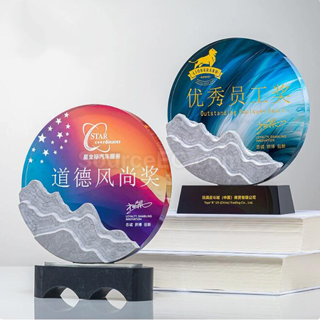 大理水晶奖座