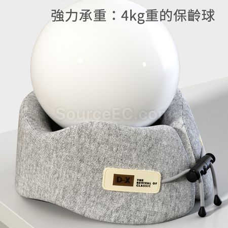 礼品订购可折叠收纳记忆棉颈枕广告