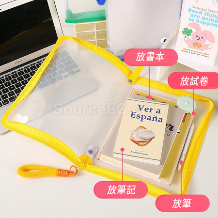 礼品订购加厚加宽网纱文件袋广告