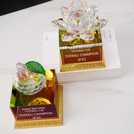 礼品订购莲花奖座广告
