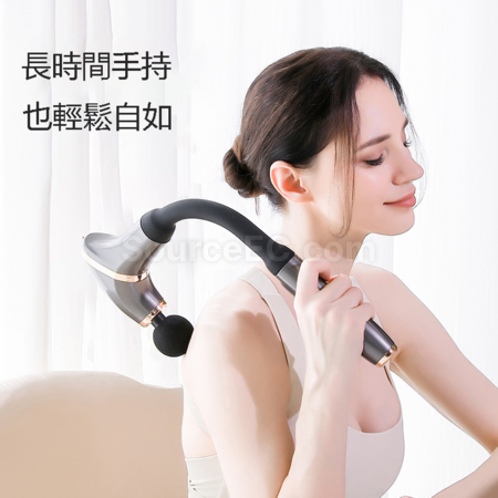 礼品订购多功能弯头筋膜枪广告