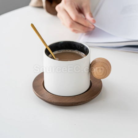 礼品订购陶瓷咖啡杯广告