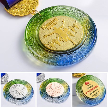 礼品订购马拉松金属奖牌广告