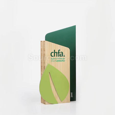 礼品订购创意木奖座广告