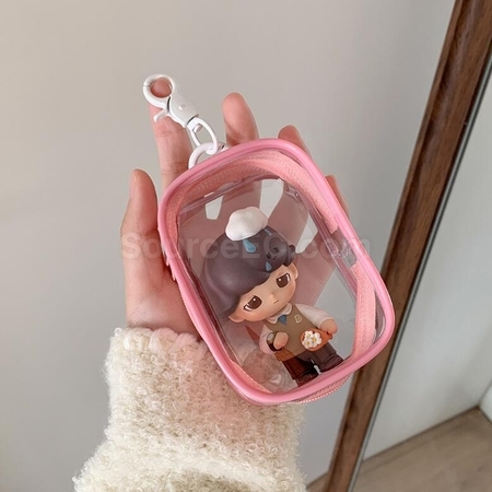 礼品订购PCV透明娃包广告