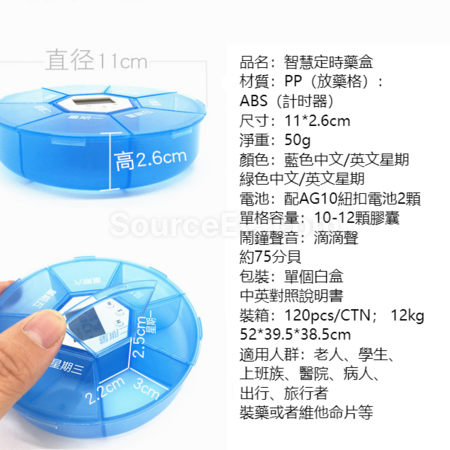 礼品订购电子提醒药盒广告