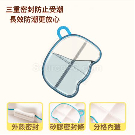 礼品订购卡通分格药盒广告