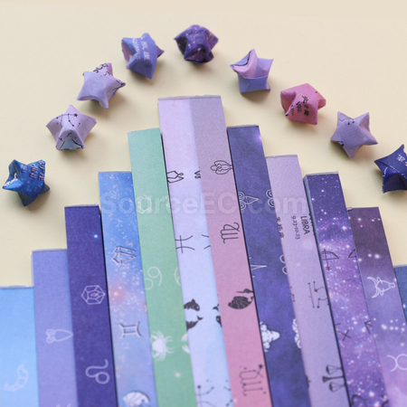 礼品订购定制星星折纸条广告