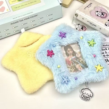 礼品订购毛绒卡套广告
