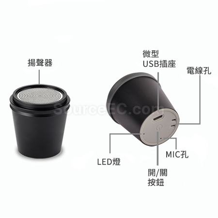 礼品订购TWS创意咖啡杯音箱广告