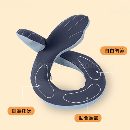 礼品订购可变形螺旋U型枕广告
