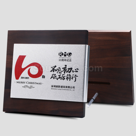 礼品订购木奖座广告