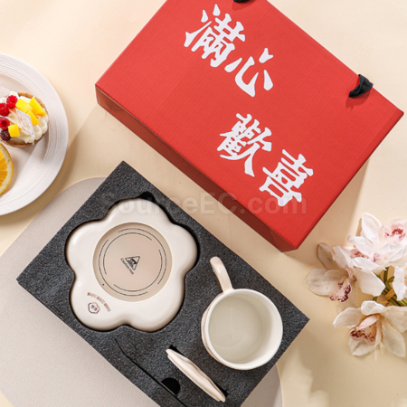 礼品订购创意实用杯垫礼盒广告