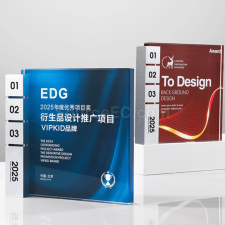 礼品订购水晶獎座广告