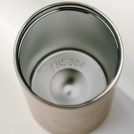 礼品订购木纹便携保温杯广告