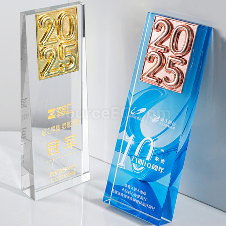 礼品订购2025水晶奖座广告