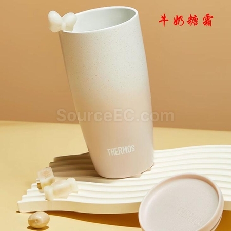 礼品订购膳魔师（THERMOS）不锈钢陶瓷涂层内胆保温杯广告