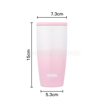 礼品订购膳魔师（THERMOS）不锈钢陶瓷涂层内胆保温杯广告