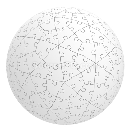 礼品订购定制3D立体灯光球拼图广告