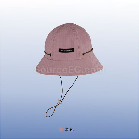 礼品订购户外抽绳防晒渔夫帽广告