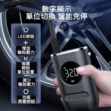 礼品订购便携迷你车载充气泵广告
