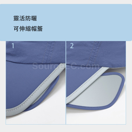 礼品订购可伸缩帽檐防晒棒球帽广告
