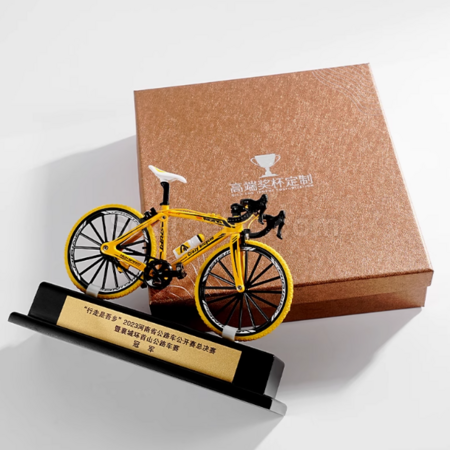 礼品订购公路自行车奖座广告