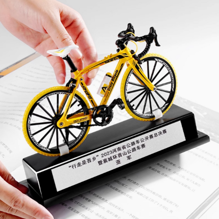 礼品订购公路自行车奖座广告